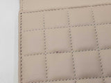 Yves Saint Laurent Cassandre Pouch In Ecru Matelassé Carré Lambskin Fw0926wzxdu