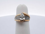 1.0 Cttw Diamond & 14k Yellow Gold Ring 4.5 Grams Size 4.25 Fw1224rxzdu