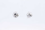 Approx. 0.24ctw Lab Grown Diamond Stud Earrings 14k White Gold 1.2g Eb1124lwosa