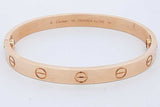 Cartier 18k Yellow Gold Love Bracelet 29.7 Grams Size 16 Eb0326rxxzde