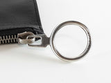 Off White "For Belongings" Pouch In Black Leather Fw1125rxde