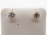 3.10 Cttw Lab Grown Diamonds 14k Yg 1.5g Push Back Stud Earrings Do0726rrxde