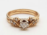 0.35 Cttw Diamonds 14k Yellow Gold 3.7g Ring Size 6 Do0524lrsde
