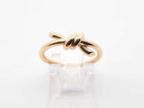 Tiffany & Co. Tiffany Knot Ring In 18k Yellow Gold 3.5g Size 5.5 Fw0526lxzxdu