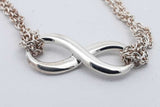 Tiffany & Co. 925 Sterling Silver Infinity Bracelet 3.3 Grams 6 Inch Eb0626crsa