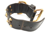 Gucci Feline Head Studded Leather Bracelet Sd0226ozxde