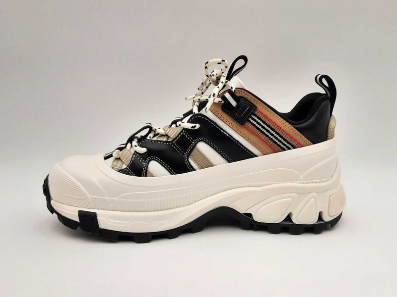 Burberry Arthur White Icon Stripe Low Top Sneakers Size It 37 Us 7 Women Fw1224