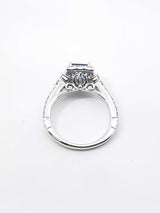 Enchanted Disney Cinderella's Engagement Ring In 14k White Gold 3.5 Grams Size 4 Fw0626oezdu