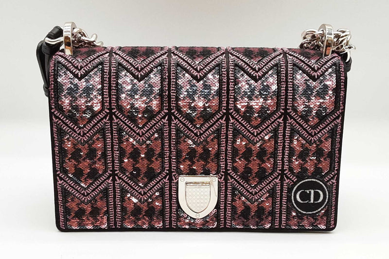 Christian Dior Small Sequin Embroidered Diorama Crossbody Bag Sd0825lzxzde