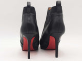 Christian Louboutin Leather Chelsea Boots Black Size 7.5 Aa0525lpzsa