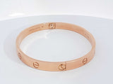 18k Rose Gold Cartier Love Bracelet 35 Grams Size 19 Aa0525lizxsa