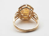 Le Vian 14k Yellow Gold 6.0g Citrine Diamond Ring Size 8 Do0224ixzde