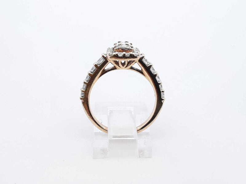 1.03 Cttw Diamond & 14k Yellow Gold Ring 4.6 Grams Size 6 Fw0825rzxdu