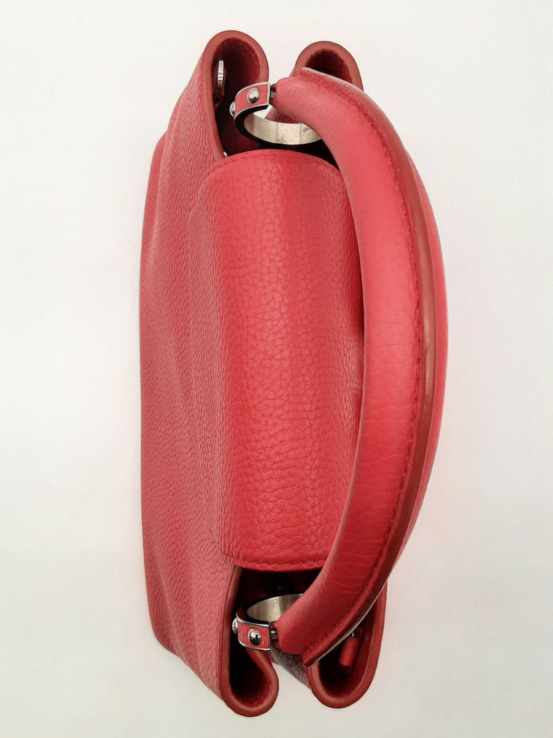 Louis Vuitton Capucines Rubis Red Leather Handbag Do0824lexzde