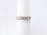 0.60 Cttw Diamond & 14k Yellow Gold Four Stone Ring 5 Grams Size 6.25 Fw0926rxzdu