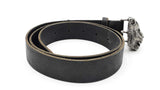 Gucci Tiger Head Buckle Black Belt Size 90/36 Sd0426lzxdu