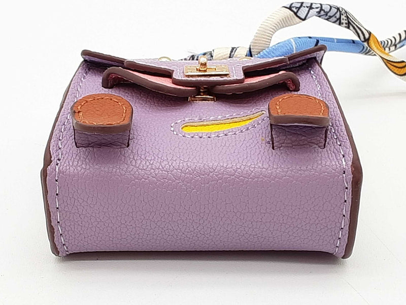 Lilac Purple Doll Mini Bag Charm Do0725cde