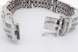 6.84cttw Diamond Bracelet In 14k White Gold 103 Grams 8 Inch Eb0526erxzsa