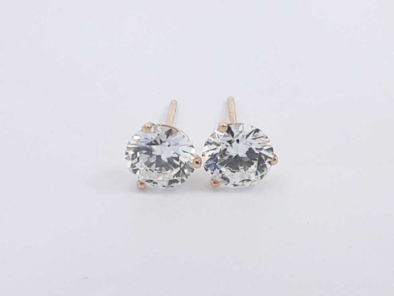 2.17ctw Lab Grown Diamond Stud Earrings In 14k Yellow Gold 1.1 Grams Sd0723srxsa