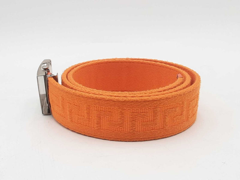 Versace Fabric Belt Orange Size 36 Aa0625crsa