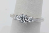 0.3cttw Lab Grown Diamond Ring In 10k White Gold 3.1 Grams Size 6 Eb1026lxzsa