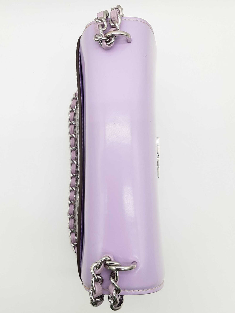 Tory Burch Britten Lavender Purple Leather Chain Shoulder Bag Do0325lxzde