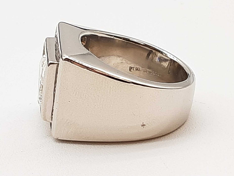 2.00 Cttw Diamonds 0.90 Platinum 50.1g Ring Size 8.75 Do0425wrxzde