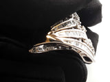 6.54 Cttw Diamond & 18k White Gold Cocktail Ring 9.6 Grams Size 7 Fw0826ccrdu