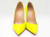 Christian Louboutin So Kate 120 Neon Fluo Yellow Pumps Size 41.5 Sd0926czdu