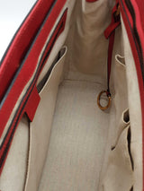 Gucci 319795 Horsebit Red Leather Tote Bag Do10250xzde