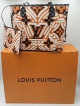 Louis Vuitton Crafty Neverfull Mm Caramel Monogram Canvas Tote Bag Sd0626loizdu