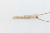 0.34cttw Diamond Pendant Necklace In 14k Yellow Gold 3 Grams 20 Inch Eb0926oxzsa