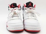 Jordan 5 Retro Og Fire Red Hq7980-101 Shoes Size 5.5 Y Aa0626izsa