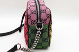 Gucci Gg Monogram Marmont Multicolor Canvas Camera Crossbody Bag Eb0526exzde