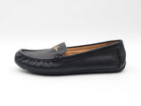 Coach Marley Driving Loafers In Black Pebbled Leather Size 9.5 Fw0826ozdu