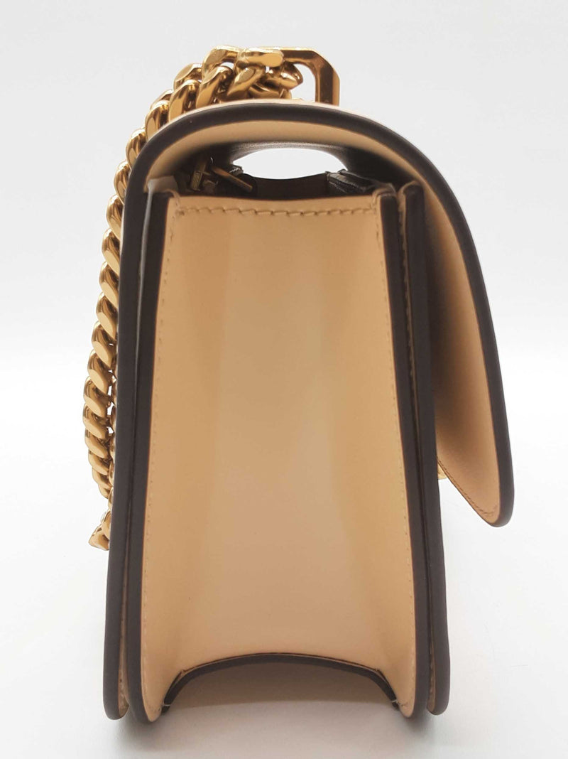 Tory Burch Eleanor Spazzolato Os Vanilla Beige Leather Shoulder Bag Do0525lxzde