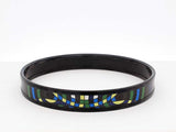 Hermès Multicolor 9mm Enamel Bangle Bracelet Fw0326lrzdu