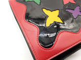 Yves Saint Laurent Ysl Butterfly Cut Out Black Wallet On Chain Do0726wxzde