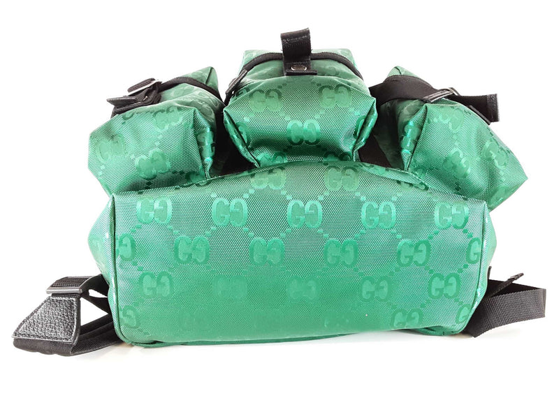 Gucci Gg Nylon Off The Grid Green Backpack Sd0825czxde