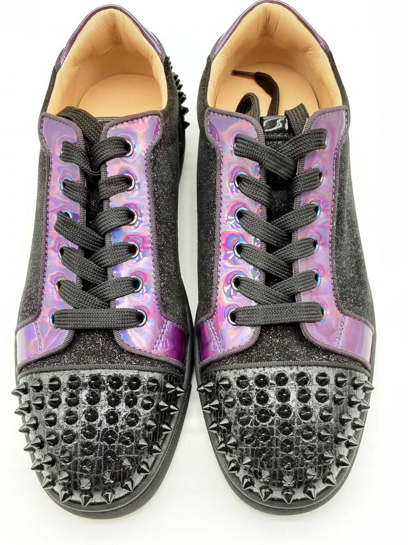 Christian Louboutin Seavaste Orlato Glitter Iridescent Sneakers Eb0824lrxde