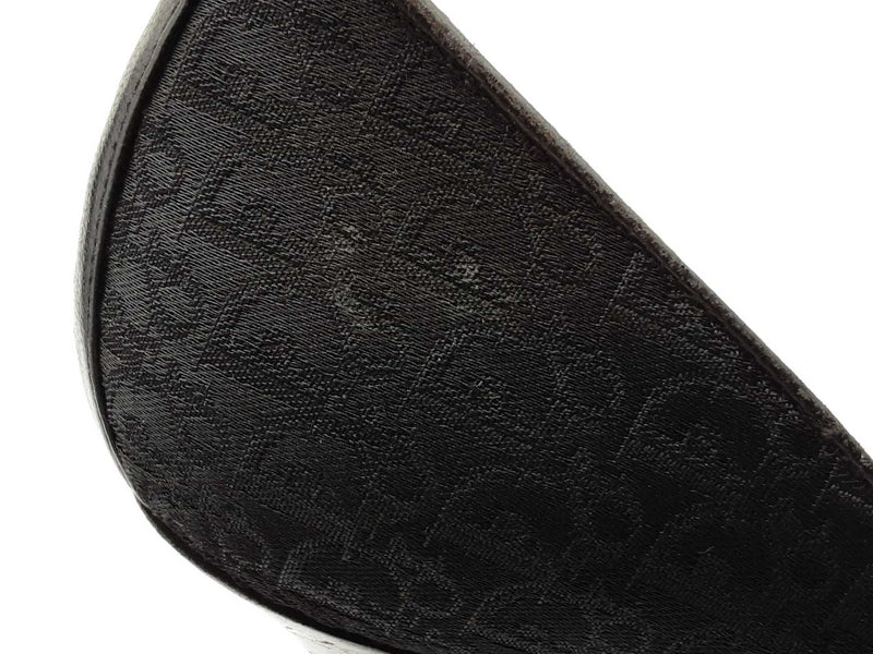 Christian Dior Black Logo Canvas Leather Heels Size Eu 40 Do0525lrxde