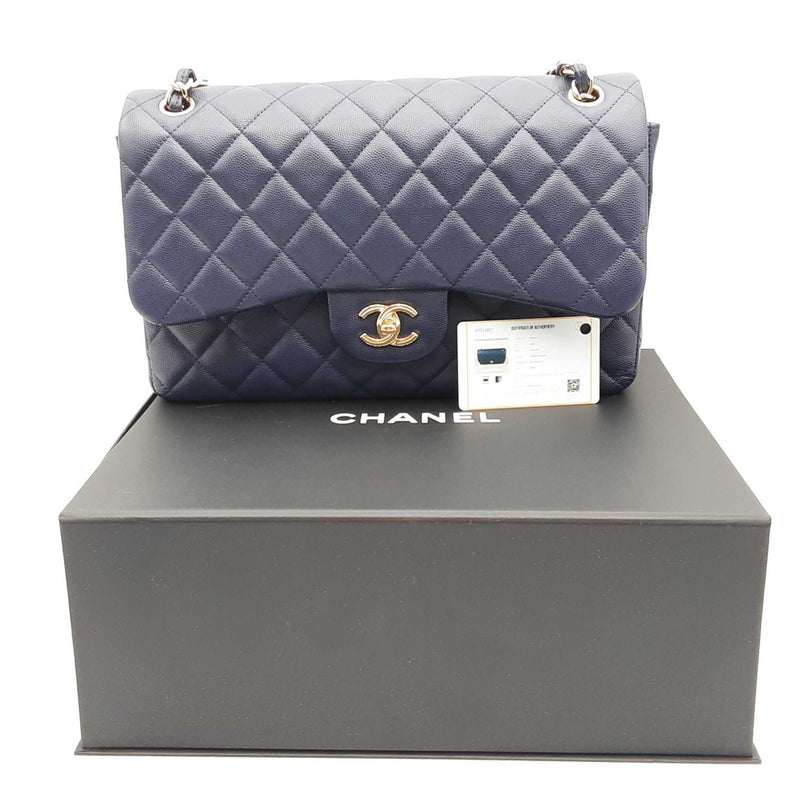 Chanel Caviar Quilted Double Flap Hs0624ixzxsa