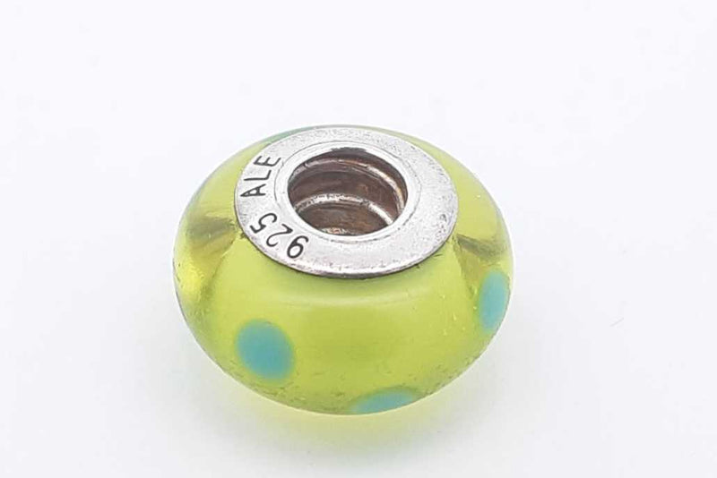 Pandora Murano Glass Charm 925 Sterling Silver 2.9 Grams Eb0425isa