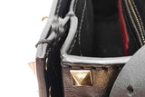 Valentino Garavani Rockstud Black Leather Crossbody Bag Eb0826rxzsa