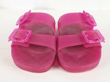 Balenciaga Pink Rubber Mallorca Slide Sandals Size 40 Sd0525lrzde