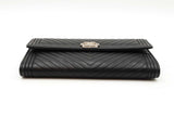 Chanel Caviar Quilted Boy Flap Wallet Black Sd0725izxdu