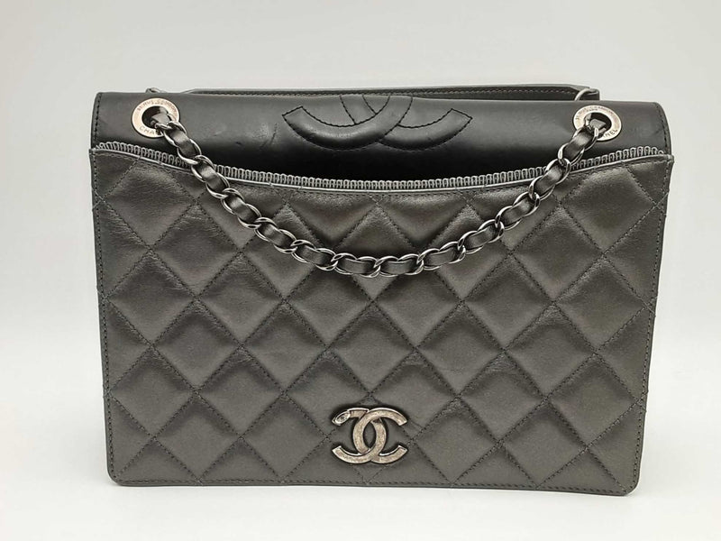 Chanel Metallic Calfskin Quilted Ballerine Flap Hs0824oixzsa