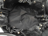 Gucci Studded Pelham Bag In Black Gg Monogram Canvas Fw0825orxdu