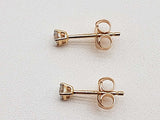 0.25 Cttw Lab Grown Diamonds 14k Yellow Gold 0.6g Stud Earrings Do0325sxde