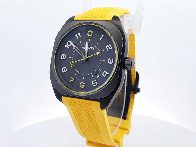 Hermes 39mm Ho8 Titanium Automatic Watch Sd0125wozxsa